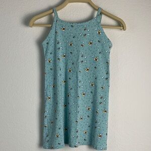Charming Aqua Kids Dress with Fun Patterns